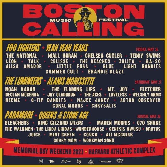 Hot Gig Alert (5/26-5/28): Boston Calling unleashes 2023 Lineup